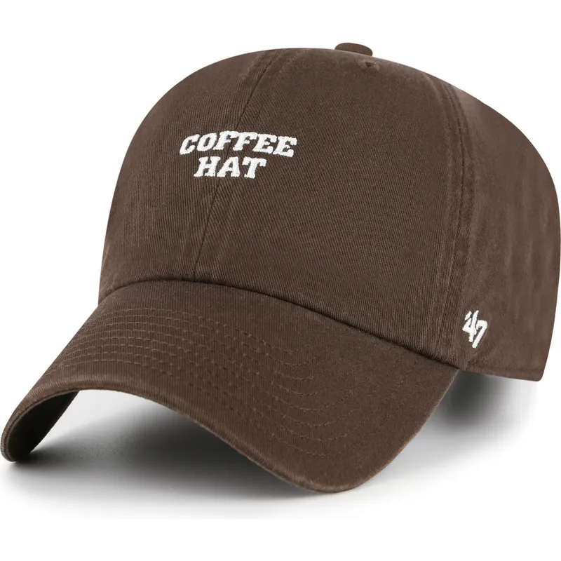 brun-bojd-justerbar-keps-coffee-hat-phrase-clean-up-base-runner-icon-fran-47-brand