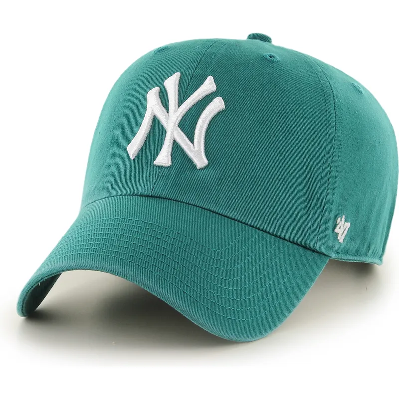 gron-bojd-justerbar-keps-clean-up-tailgate-teal-fran-new-york-yankees-mlb-av-47-brand