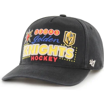 Kepsar böjd svart snapback Hitch RF Charlton från Vegas Golden Knights NHL av 47 Brand