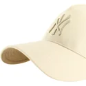 bojd-beige-snapback-keps-med-beige-logotyp-mvp-dt-sure-shot-two-tone-cotton-fran-new-york-yankees-mlb-av-47-brand