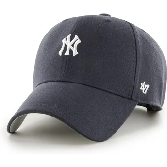 Marinblå kurvad keps snapback MVP Base Runner New York Yankees MLB av 47 Brand