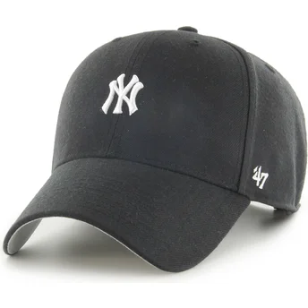 Svart kurvad snapback-keps MVP Base Runner från New York Yankees MLB av 47 Brand