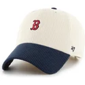 bojd-beige-och-marinbla-justerbar-keps-clean-up-cord-base-runner-two-tone-fran-boston-red-sox-mlb-av-47-brand