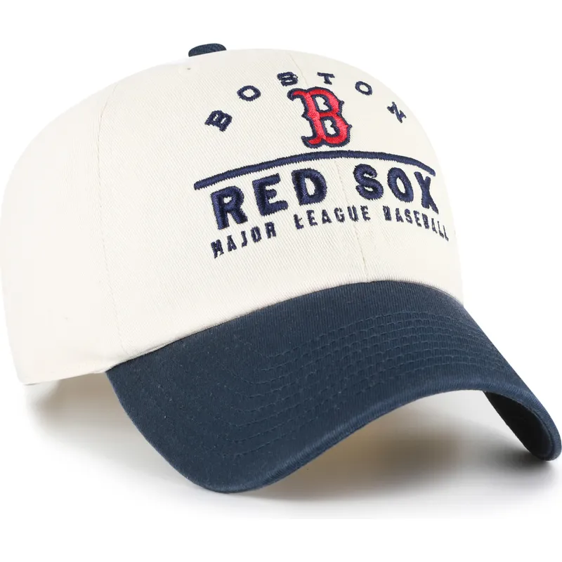 bojd-keps-beige-och-marinbla-justerbar-clean-up-windham-boston-red-sox-mlb-av-47-brand