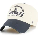 gorra-curva-beige-y-azul-marino-ajustable-clean-up-windham-de-los-angeles-dodgers-mlb-de-47-brand