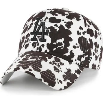 Vit justerbar kurvad keps Clean Up Bessie från Los Angeles Dodgers MLB av 47 Brand