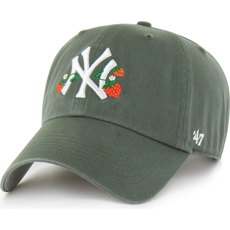 gron-bojd-justerbar-keps-clean-up-icon-alt-strawberry-fran-new-york-yankees-mlb-av-47-brand