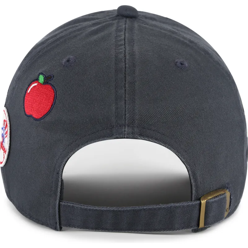 marinbla-bojd-keps-justerbar-clean-up-badges-vintage-av-new-york-yankees-mlb-fran-47-brand