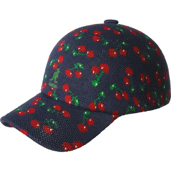 Marinblå böjd justerbar keps Cherry Spacecap från Kangol