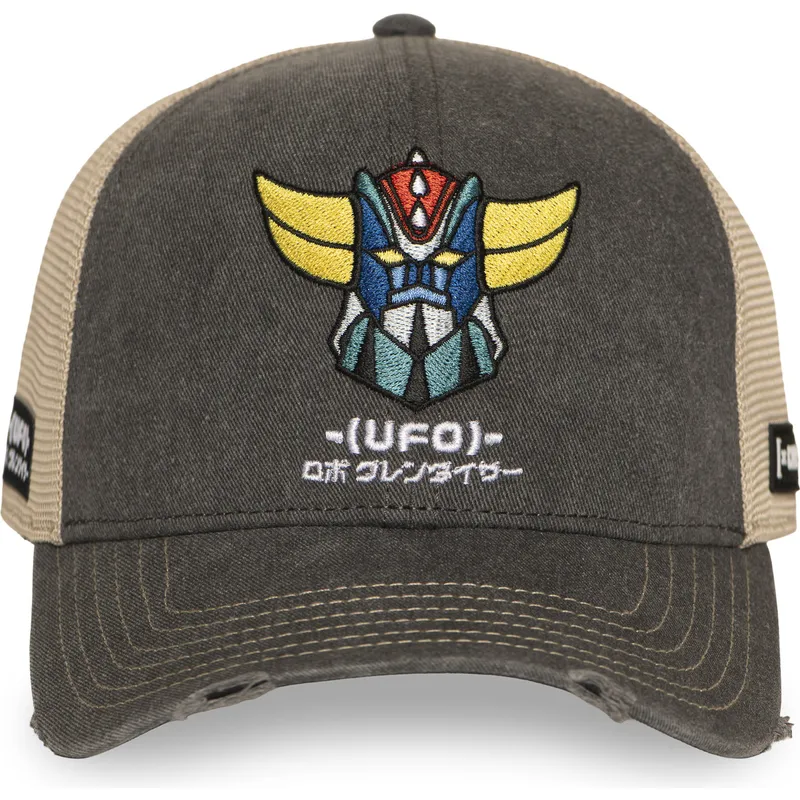 gra-och-beige-trucker-keps-robot-grendizer-gol7-golb-fran-capslab