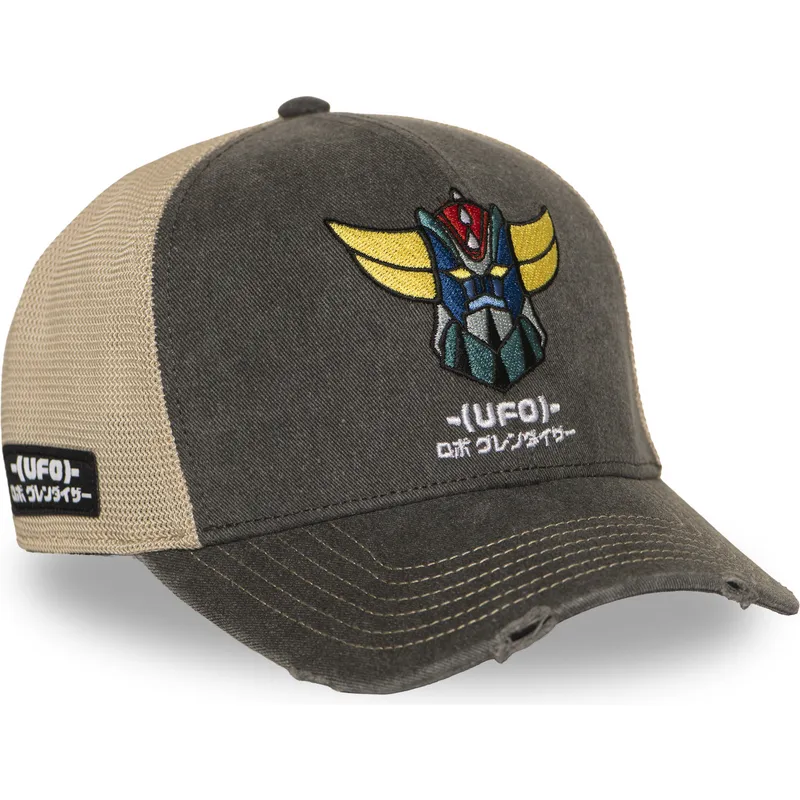gra-och-beige-trucker-keps-robot-grendizer-gol7-golb-fran-capslab