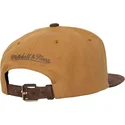 brun-justerbar-platt-keps-coffee-strapback-fran-toronto-raptors-nba-av-mitchell-ness