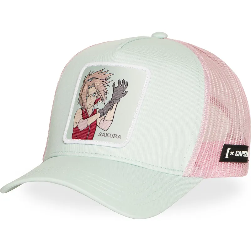 gron-och-rosa-trucker-keps-sakura-haruno-ns6-sakb-naruto-fran-capslab