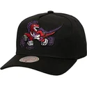 svart-kurvad-snapback-keps-tilted-pro-fran-toronto-raptors-nba-av-mitchell-ness