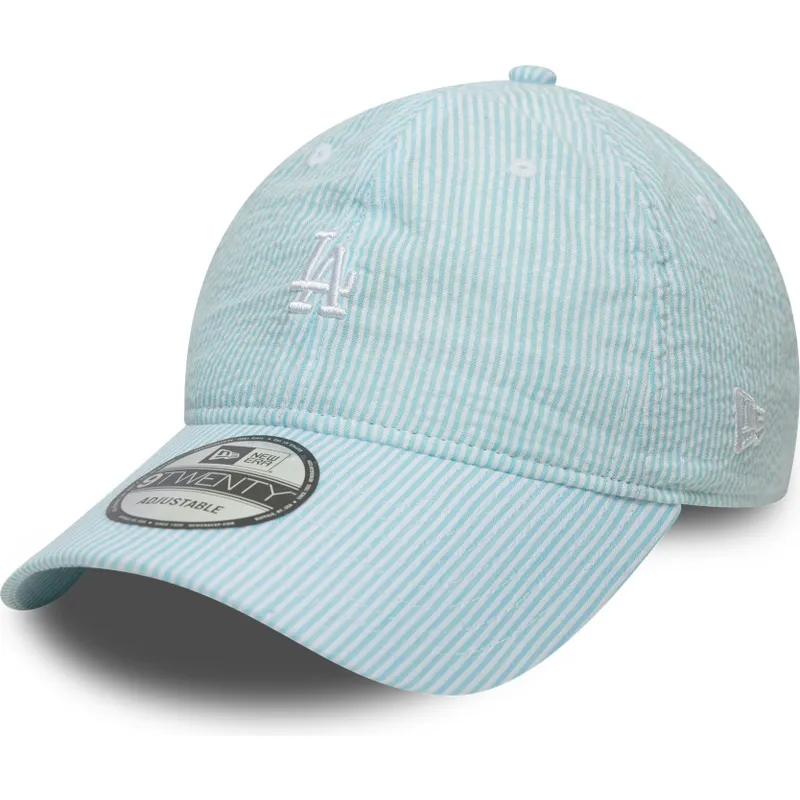bojd-bla-justerbar-keps-9twenty-seersucker-fran-los-angeles-dodgers-mlb-av-new-era