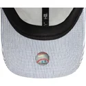 marinbla-bojd-justerbar-keps-9twenty-seersucker-fran-new-york-yankees-mlb-av-new-era