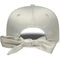 gron-justerbar-kurvad-keps-for-dam-9forty-bow-back-satin-fran-new-york-yankees-mlb-av-new-era