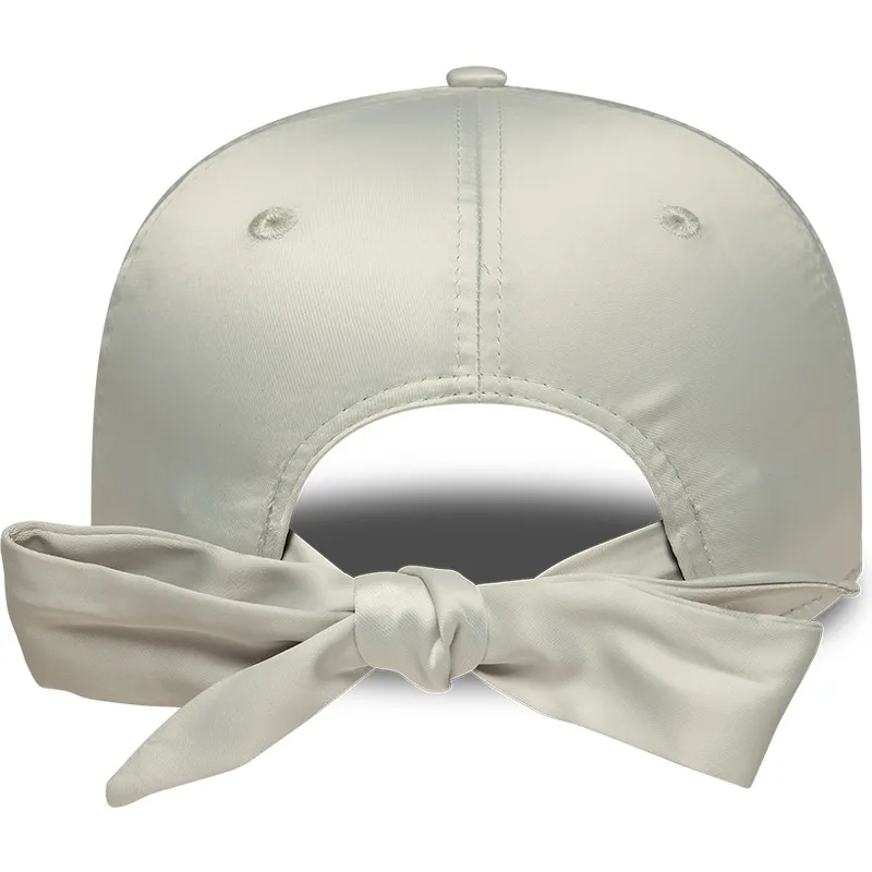 gron-justerbar-kurvad-keps-for-dam-9forty-bow-back-satin-fran-new-york-yankees-mlb-av-new-era