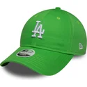 gron-justerbar-kurvad-keps-for-dam-9twenty-league-essential-midi-fran-los-angeles-dodgers-mlb-av-new-era