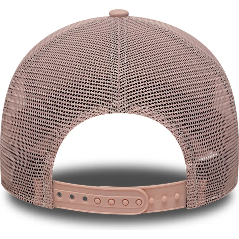 trucker-keps-rosa-for-dam-9forty-a-frame-floral-new-york-yankees-mlb-fran-new-era