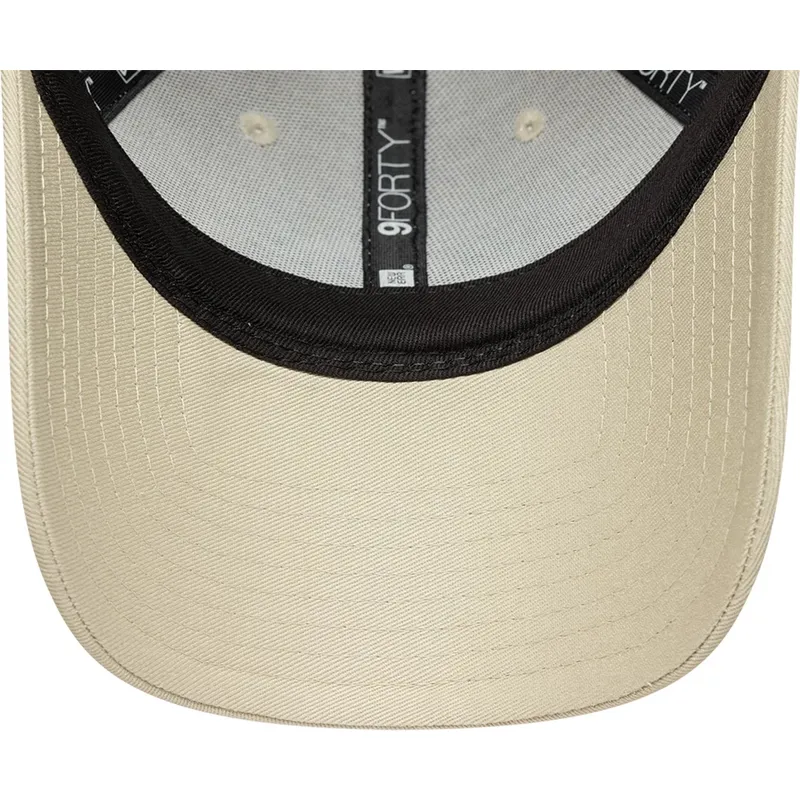 bojd-beige-justerbar-keps-for-dam-9forty-beaded-fran-new-era
