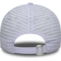 bojd-justerbar-lila-keps-med-lila-logotyp-for-dam-9twenty-seersucker-new-york-yankees-mlb-fran-new-era