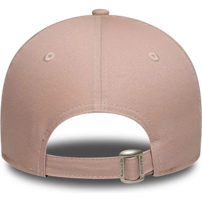 justerbar-rosa-bojd-keps-med-rosa-logotyp-for-dam-9forty-league-essential-fran-new-york-yankees-mlb-av-new-era