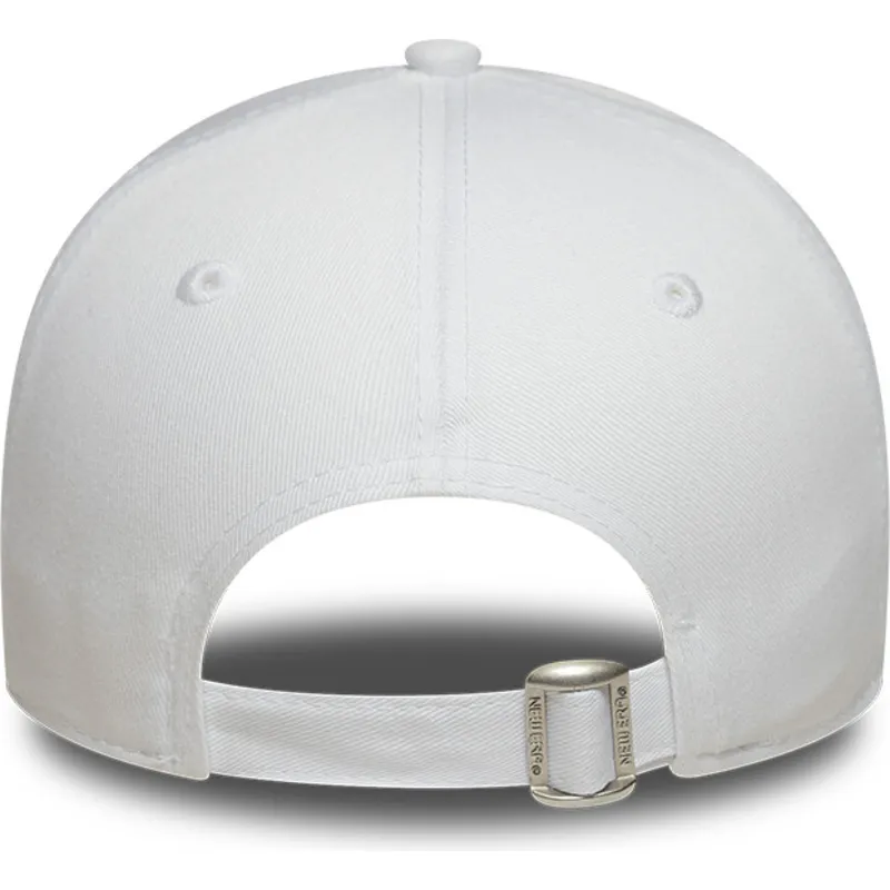 vit-justerbar-kurvad-keps-med-lila-logotyp-for-dam-9forty-league-essential-fran-new-york-yankees-mlb-av-new-era