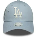 bla-kurvad-justerbar-keps-for-dam-9forty-floral-icon-fran-los-angeles-dodgers-mlb-av-new-era