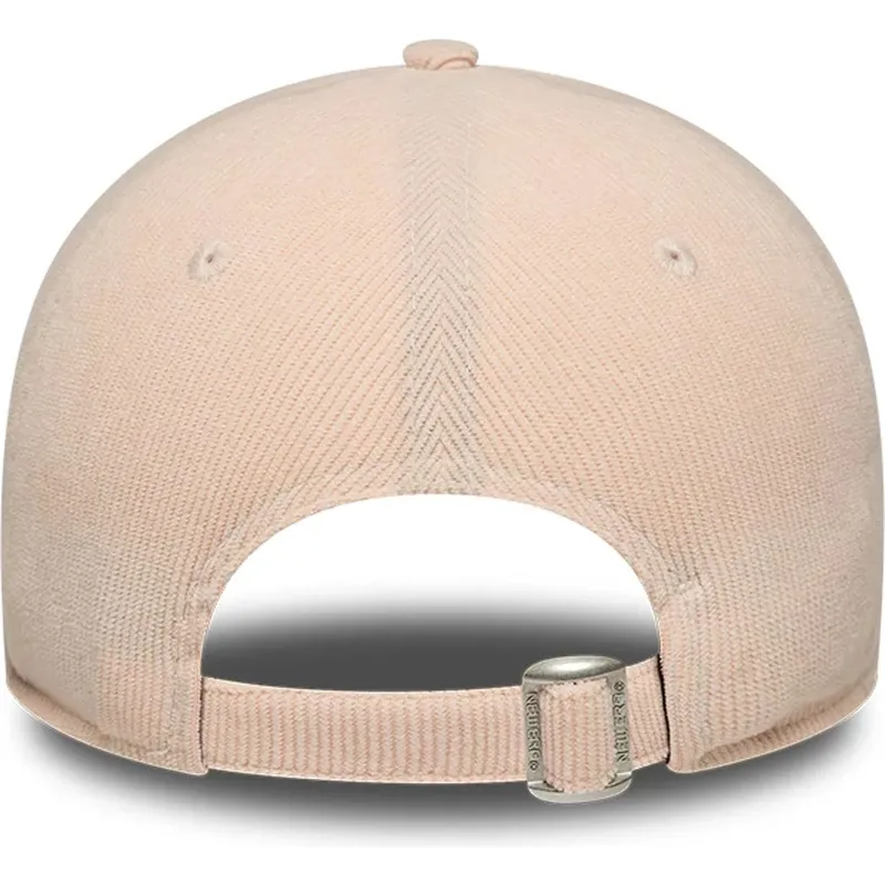 justerbar-rosa-bojd-keps-med-rosa-logotyp-for-dam-9forty-mini-cord-fran-los-angeles-dodgers-mlb-av-new-era