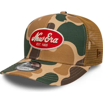 Kurvad keps kamouflage snapback 9FIFTY Duck Camo från New Era