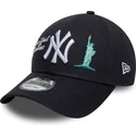 marinbla-bojd-justerbar-keps-9forty-city-icon-fran-new-york-yankees-mlb-av-new-era