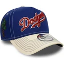 bla-och-beige-kurvad-keps-snapback-e-frame-city-icon-fran-los-angeles-dodgers-mlb-av-new-era