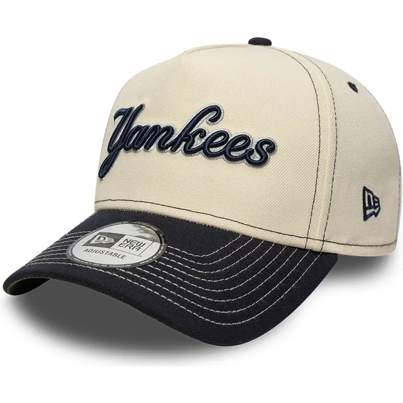 bojd-keps-beige-och-marinbla-snapback-e-frame-city-icon-new-york-yankees-mlb-fran-new-era