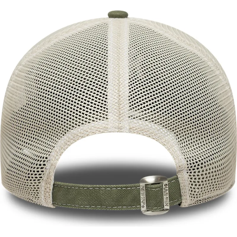 gron-justerbar-trucker-keps-9twenty-cotton-canv-fran-new-york-yankees-mlb-av-new-era