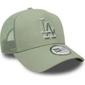 truckerkeps-gron-med-gron-logotyp-a-frame-outline-fran-los-angeles-dodgers-mlb-av-new-era
