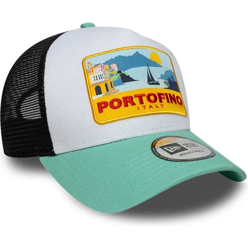 flerfargad-trucker-keps-a-frame-location-patch-fran-portofino-fran-new-era
