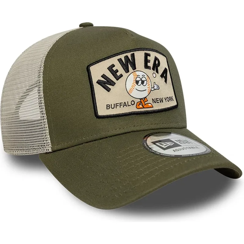 gron-trucker-keps-a-frame-summer-patch-fran-new-era
