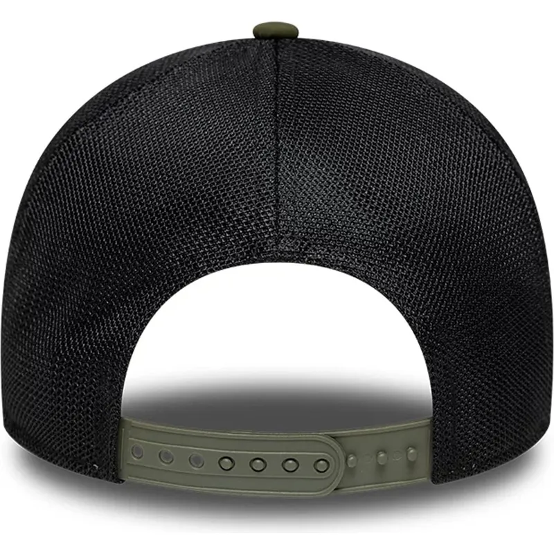 gorra-trucker-verde-con-logo-negro-a-frame-sport-de-los-angeles-dodgers-mlb-de-new-era