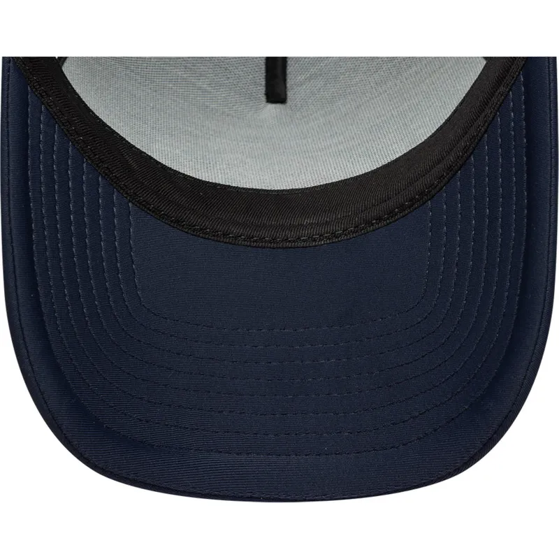 keps-trucker-marinbla-a-frame-oval-foam-patch-fran-new-era