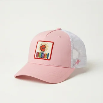 Gorra trucker rosa och vit Childhood Fun The Trucker från Homenage
