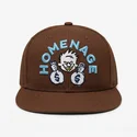 gorra-plana-marron-snapback-money-music-shapes-identity-the-snap-de-homenage
