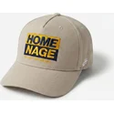 gorra-curva-beige-snapback-decker-workwear-the-retro-de-homenage