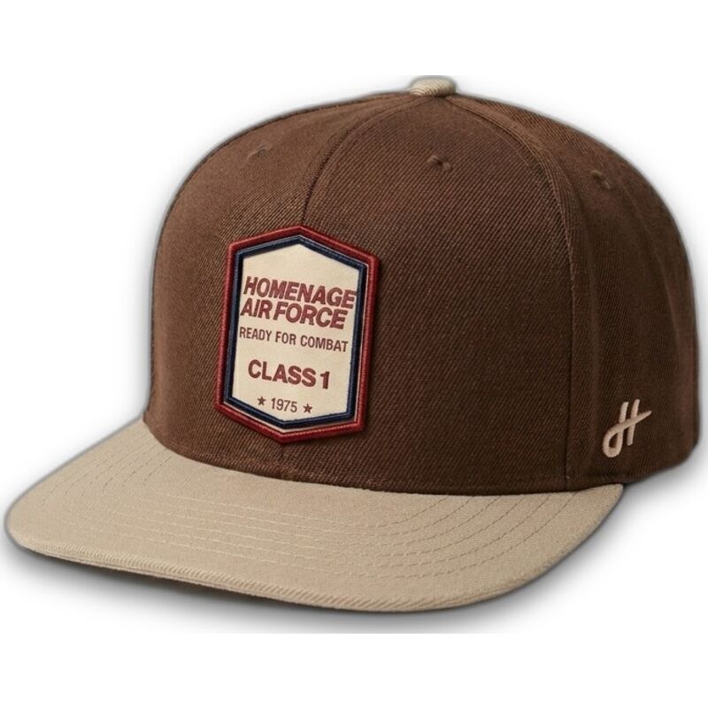 morkbrun-platt-keps-snapback-squadron-military-surplus-the-retro-fran-homenage