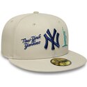 beige-platt-keps-med-justerbar-passform-och-marinbla-logotyp-59fifty-city-icon-new-york-yankees-fran-new-era