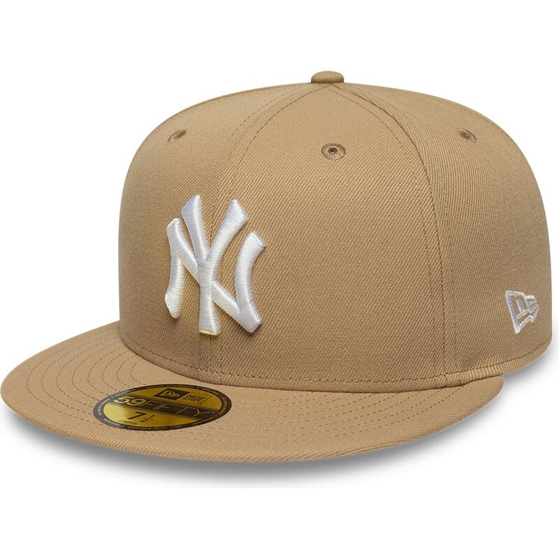 ljusbrun-platt-keps-justerad-59fifty-league-essential-fran-new-york-yankees-mlb-av-new-era