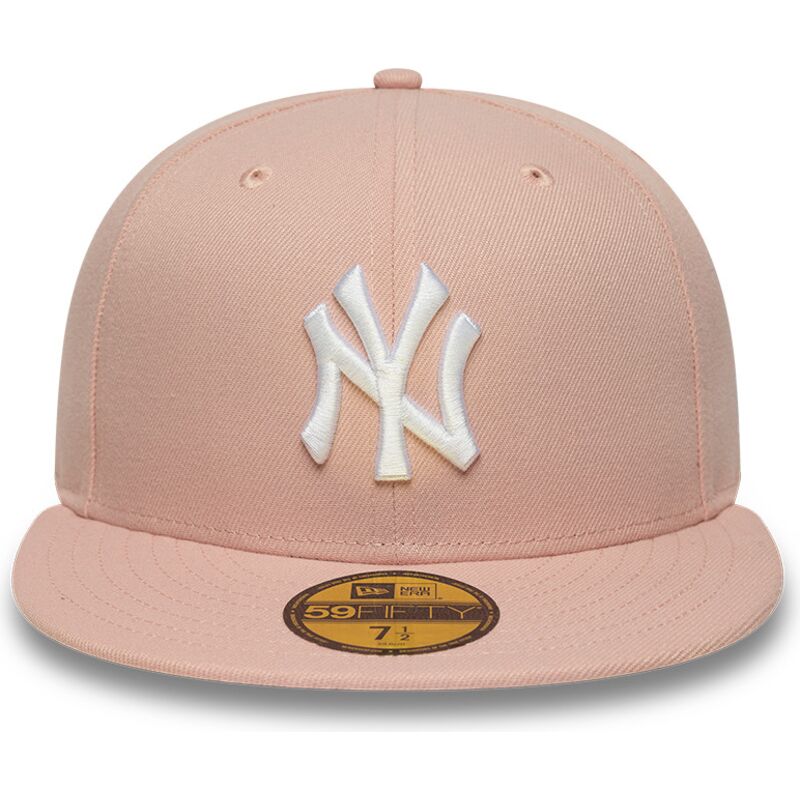 platt-rosa-justerad-59fifty-league-essential-keps-fran-new-york-yankees-mlb-av-new-era