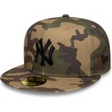 platt-keps-kamouflage-justerad-med-svart-logotyp-59fifty-camo-new-york-yankees-mlb-fran-new-era