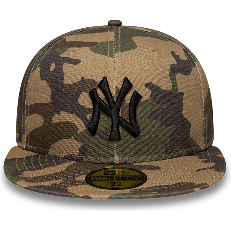platt-keps-kamouflage-justerad-med-svart-logotyp-59fifty-camo-new-york-yankees-mlb-fran-new-era
