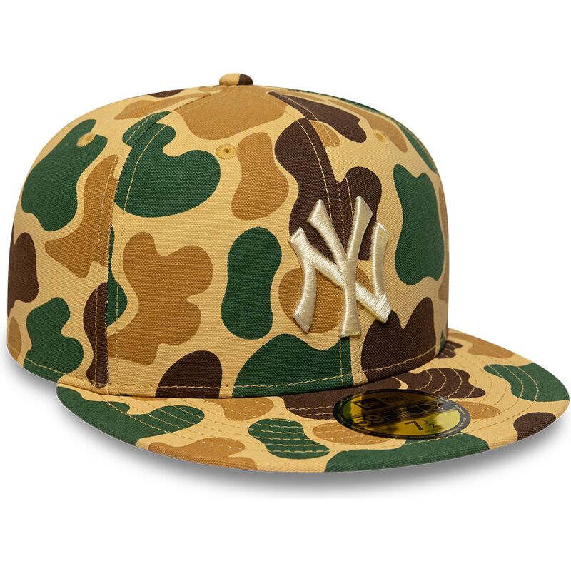 platt-keps-kamouflage-justerad-med-beige-logotyp-59fifty-camo-new-york-yankees-mlb-fran-new-era